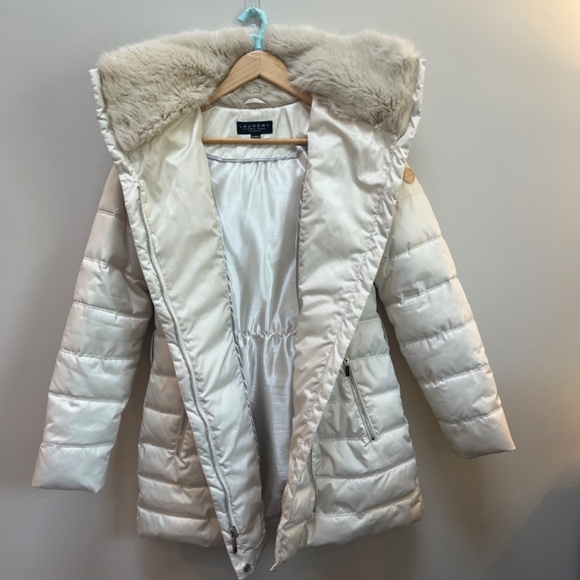 Woman's Laundry Cream Colored  Puffer Coat- Size XS - Picture 8 of 15